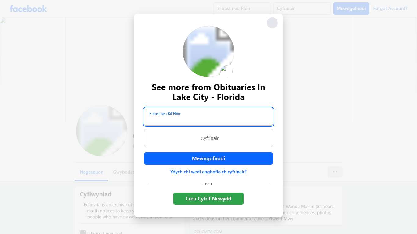 Obituaries In Lake City - Florida Facebook